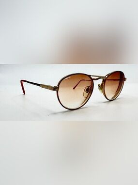 Eye Q Legend Tortoise Gold Oval Metal Sunglasses Frames Only